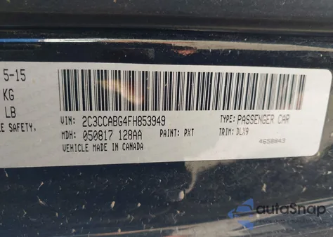 2015 Chrysler 300 300S from USA, damaged, VIN 2C3CCABG4FH853949